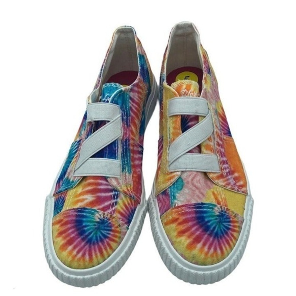 Blowfish Malibu Women Play-K‎ Tie Dye Slip On Sneakers Multi Color Size 5